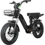 Urban Electric Ebike Multi Seat Wide Tire Aluminum Frame Daily Commuter Long Range Factory Price Ride