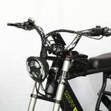 EAGLE Dual Battery 110km Range Electric Bike 20x4.0 Fat Tire Air Suspension Hydraulic Brake 7 Speed Cargo Rack Factory Wholesale Price