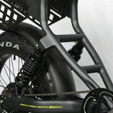 EAGLE Dual Battery 110km Range Electric Bike 20x4.0 Fat Tire Air Suspension Hydraulic Brake 7 Speed Cargo Rack Factory Wholesale Price